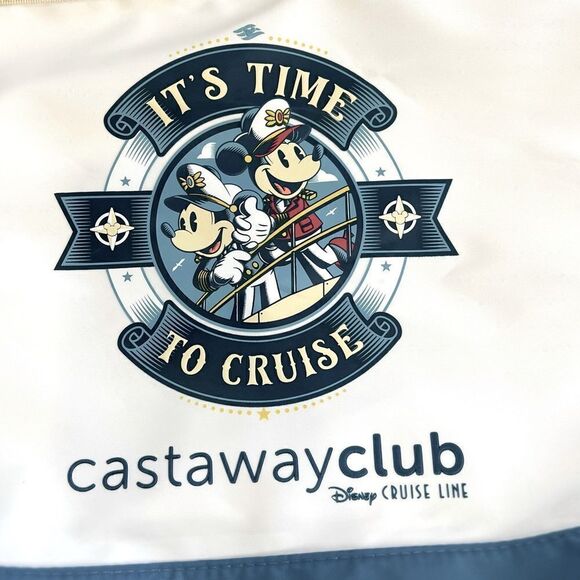 Disney Cruise Line 25th Silver Anniversary Captain Mickey Tote - Picture 4 of 10